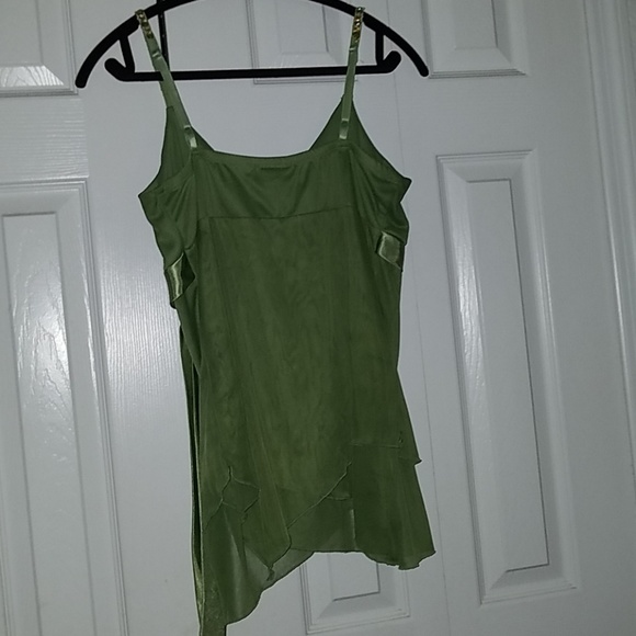 Three Pink Hearts Trixxi Green blouse - Picture 7 of 8